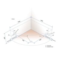 Ванна Triton Сабина 160x160 (с каркасом) - Превью изображения №8 — Интернет-магазин Time-Shop