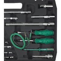 Универсальный набор инструментов БелАК Хром БАК.07073 (121 предмет) - Превью изображения №2 — Интернет-магазин Time-Shop