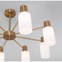 Люстра средней высоты Евросвет 70160/8 (латунь) - Превью изображения №2 — Интернет-магазин Time-Shop