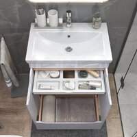  Vigo Тумба под умывальник Grani 800-2-1 Como (дуб золотой) - Превью изображения №5 — Интернет-магазин Time-Shop