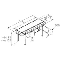 Трап/канал Ferro Basic OL2-30 - Превью изображения №2 — Интернет-магазин Time-Shop