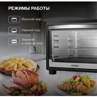 Мини-печь Hyundai MIO-HY073 - Превью изображения №4 — Интернет-магазин Time-Shop