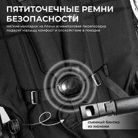 Универсальная коляска Sweet Baby Porto 2в1 (черный) - Превью изображения №10 — Интернет-магазин Time-Shop