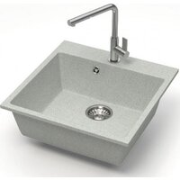 Кухонная мойка MARRBAXX Карельский камень модель 42/Q8 F042Q008 (серый/темно-серый) - Превью изображения №2 — Интернет-магазин Time-Shop