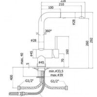 Смеситель Paffoni Light LIG285CR-MET - Превью изображения №2 — Интернет-магазин Time-Shop