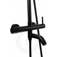 Душевая система  Filarete Roun FL2020 (черный матовый) - Превью изображения №4 — Интернет-магазин Time-Shop