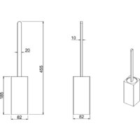 Ершик для унитаза Allen Brau Infinity 6.21009-00 - Превью изображения №2 — Интернет-магазин Time-Shop