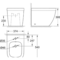 Биде Grohe Euro 39340000 - Превью изображения №2 — Интернет-магазин Time-Shop