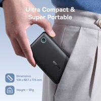 Внешний аккумулятор Baseus EnerFill FP11 10000mAh 15W (черный) - Превью изображения №9 — Интернет-магазин Time-Shop