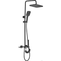 Душевая система  Rea Helix Black REA-P6618 - Превью изображения №9 — Интернет-магазин Time-Shop