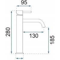 Смеситель Rea Lungo Art REA-B8821 (золотой) - Превью изображения №4 — Интернет-магазин Time-Shop