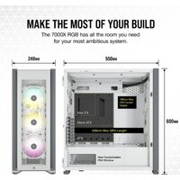 Корпус Corsair iCUE 7000X RGB CC-9011227-WW - Превью изображения №2 — Интернет-магазин Time-Shop