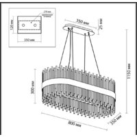 Подвесная люстра Odeon Light Focco 4722/24 - Превью изображения №2 — Интернет-магазин Time-Shop