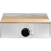 Кухонная вытяжка Elikor Фарм 90H-650-E3D (нержавеющая сталь/дуб неокрашенный) - Превью изображения №7 — Интернет-магазин Time-Shop