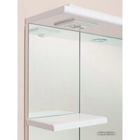  Onika Шкаф с зеркалом Эльбрус 100.02 правый (белый) [210004] - Превью изображения №2 — Интернет-магазин Time-Shop