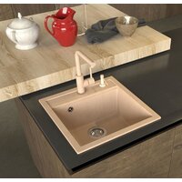 Кухонная мойка Aquasanita Tesa SQT100W (black metallic 601) - Превью изображения №11 — Интернет-магазин Time-Shop