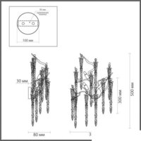 Бра Odeon Light Banche 1 5005/3W - Превью изображения №2 — Интернет-магазин Time-Shop