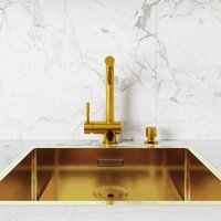 Кухонная мойка Globalo Riwolo 50.1 Gold - Превью изображения №9 — Интернет-магазин Time-Shop