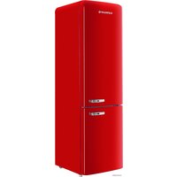 Холодильник MAUNFELD MFF186NFRR - Превью изображения №4 — Интернет-магазин Time-Shop