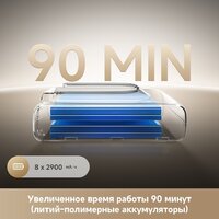 Пылесос Dreame R20 CE VRV60F (евровилка, серый) - Превью изображения №11 — Интернет-магазин Time-Shop