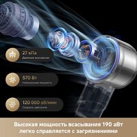 Пылесос Dreame R20 CE VRV60F (евровилка, серый) - Превью изображения №17 — Интернет-магазин Time-Shop