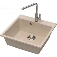 Кухонная мойка MARRBAXX Карельский камень модель 44/Q2 F044Q002 (бежевый) - Превью изображения №2 — Интернет-магазин Time-Shop