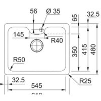 Кухонная мойка Franke Bell BCX 110-55 TL 122.0689.806 - Превью изображения №2 — Интернет-магазин Time-Shop