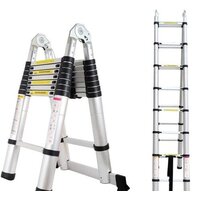 Лестница-трансформер Алюмет DTLH 2.5 (2x8 ступеней) - Превью изображения №2 — Интернет-магазин Time-Shop