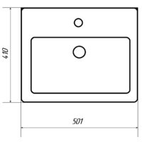  Misty Енисей - 50 Тумба с 2 ящ. - Э-Ени01050-0112Я - Превью изображения №3 — Интернет-магазин Time-Shop
