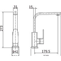 Смеситель Fashun A54010-7 - Превью изображения №2 — Интернет-магазин Time-Shop
