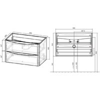  Vincea Тумба под умывальник Paola 1000 VMC-2P100RW - Превью изображения №5 — Интернет-магазин Time-Shop