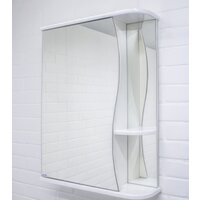  Айсберг Шкаф с зеркалом Волна 1-60 (левый) - Превью изображения №7 — Интернет-магазин Time-Shop