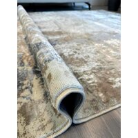 Ковер для жилой комнаты Radjab Carpet Бьянка прямоугольник D056A 7613RK-b 2x2.9 (cream shirink/vizon fdy) - Превью изображения №2 — Интернет-магазин Time-Shop