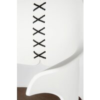 Стул с подлокотниками Norden Cool CX0809M (белый/коричневый) - Превью изображения №3 — Интернет-магазин Time-Shop