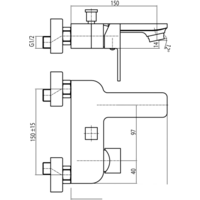 Смеситель Valvex Loft Gold 2455810 - Превью изображения №2 — Интернет-магазин Time-Shop
