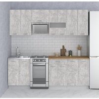 Готовая кухня Mio Tesoro Экстра-лайт 2.2 (ателье светлый/дуб бунратти) - Превью изображения №6 — Интернет-магазин Time-Shop