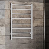 Полотенцесушитель Roxen Caspia BK-109W-8T 11070-5385W (белый) - Превью изображения №3 — Интернет-магазин Time-Shop