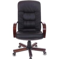 Офисное кресло Бюрократ T-9908/WALNUT (черный) - Превью изображения №2 — Интернет-магазин Time-Shop