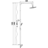 Душевая система  Wisent WP3500-3B - Превью изображения №4 — Интернет-магазин Time-Shop