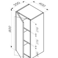  AM.PM Шкаф Func M8FCH04029WG - Превью изображения №6 — Интернет-магазин Time-Shop