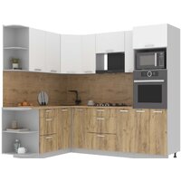 Интерлиния Мила Лайт 1.68x2.4 левая (белый платинум/дуб золотой/дуб бунратти)