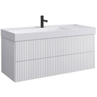 Belux Тумба под умывальник Сиртаки НП 120-02 (1, белый глянцевый)