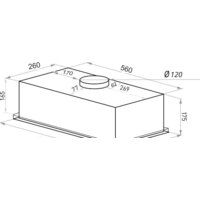 Кухонная вытяжка HOMSair Camelia Power 60 (нержавеющая сталь) - Превью изображения №12 — Интернет-магазин Time-Shop