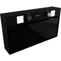 Кухонная вытяжка Globalo Spineiro 60.1 + Turbina TW 2.1 (черный) - Превью изображения №4 — Интернет-магазин Time-Shop