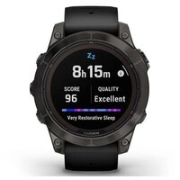 Умные часы Garmin Fenix 7 Pro Sapphire Solar (карбоново-серый титан/черный) - Превью изображения №8 — Интернет-магазин Time-Shop
