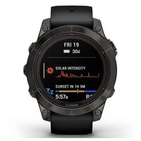 Умные часы Garmin Fenix 7 Pro Sapphire Solar (карбоново-серый титан/черный) - Превью изображения №2 — Интернет-магазин Time-Shop