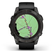 Умные часы Garmin Fenix 7 Pro Sapphire Solar (карбоново-серый титан/черный) - Превью изображения №4 — Интернет-магазин Time-Shop