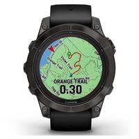 Умные часы Garmin Fenix 7 Pro Sapphire Solar (карбоново-серый титан/черный) - Превью изображения №7 — Интернет-магазин Time-Shop