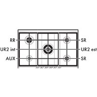 Варочная панель Smeg P272XGH - Превью изображения №5 — Интернет-магазин Time-Shop