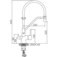 Смеситель Ledeme L4897B-2 - Превью изображения №2 — Интернет-магазин Time-Shop